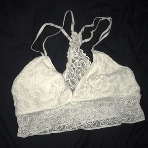 White bralette